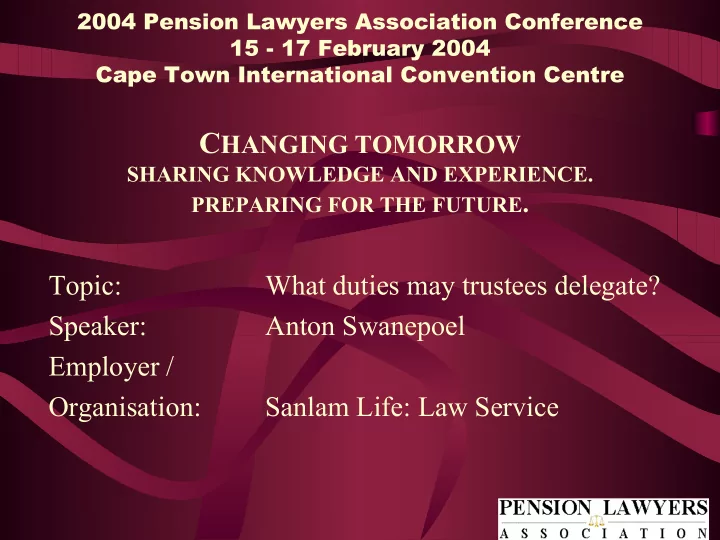 what duties may trustees what duties may trustees