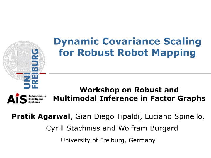 for robust robot mapping
