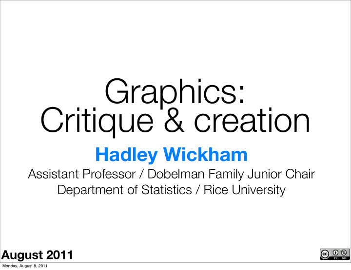 graphics critique creation