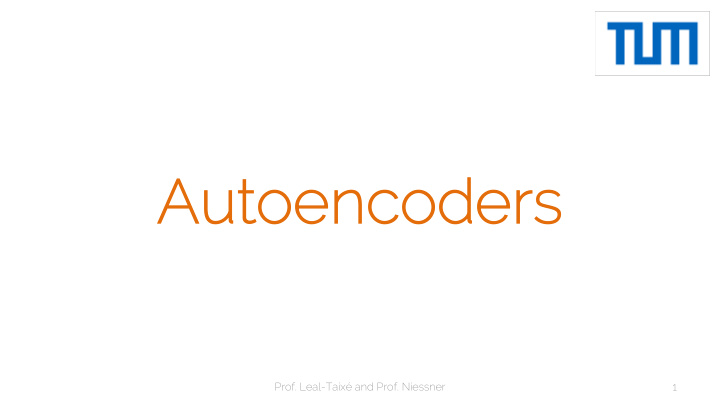 au autoenc ncoders