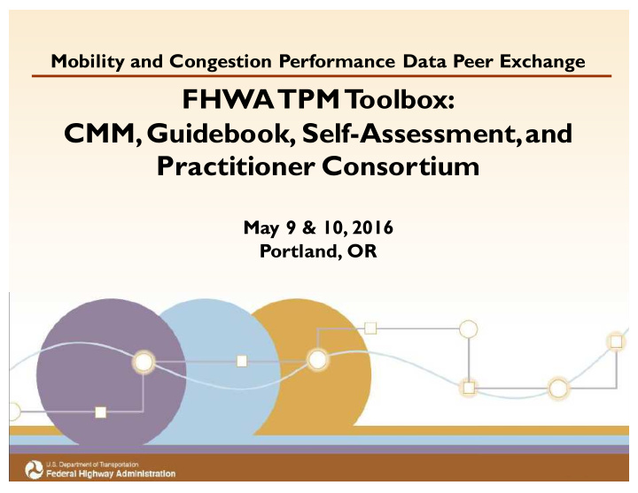 fhwa tpm t oolbox cmm guidebook self assessment and