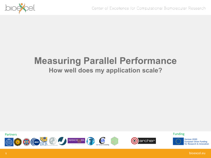 measuring parallel performance