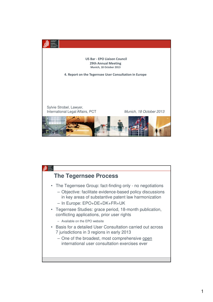 the tegernsee process