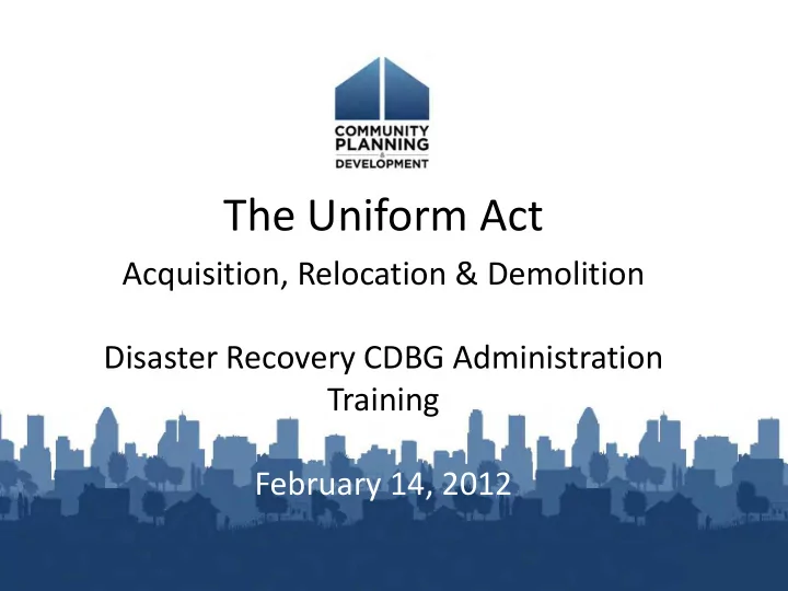 the uniform act