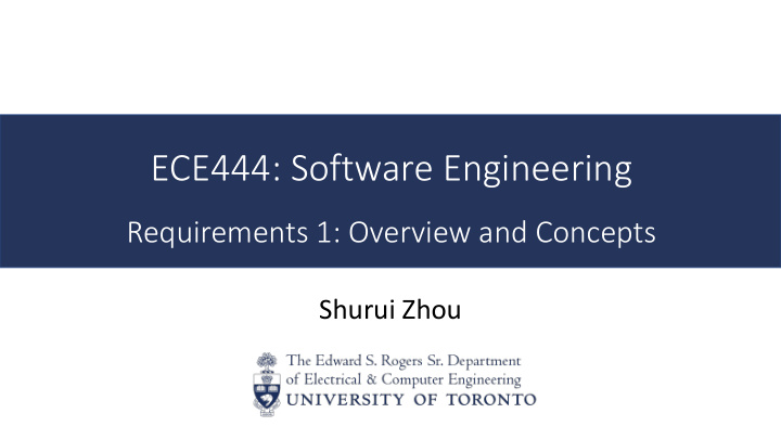 ece444 software engineering