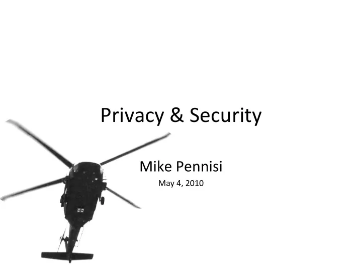 privacy security