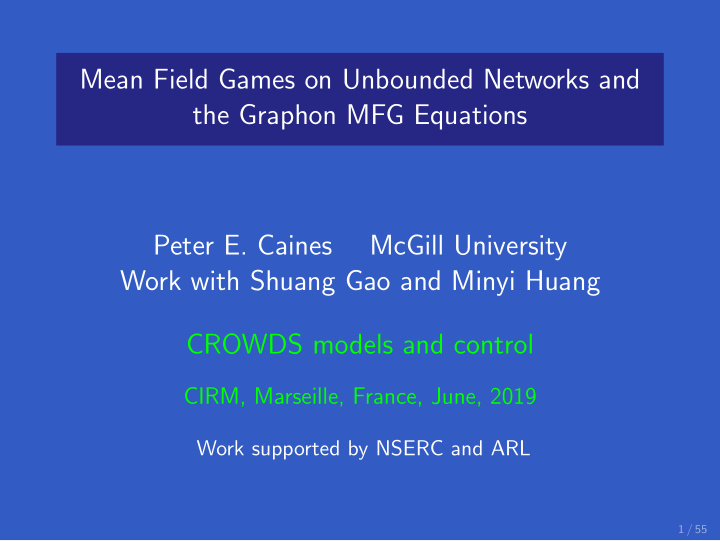 mean field games on unbounded networks and the graphon