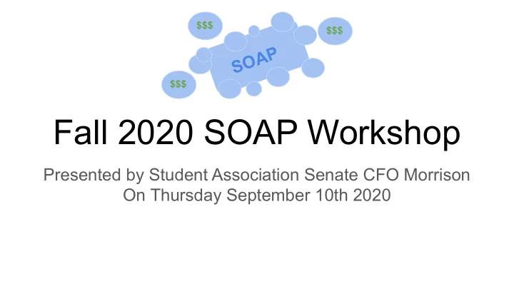 fall 2020 soap workshop
