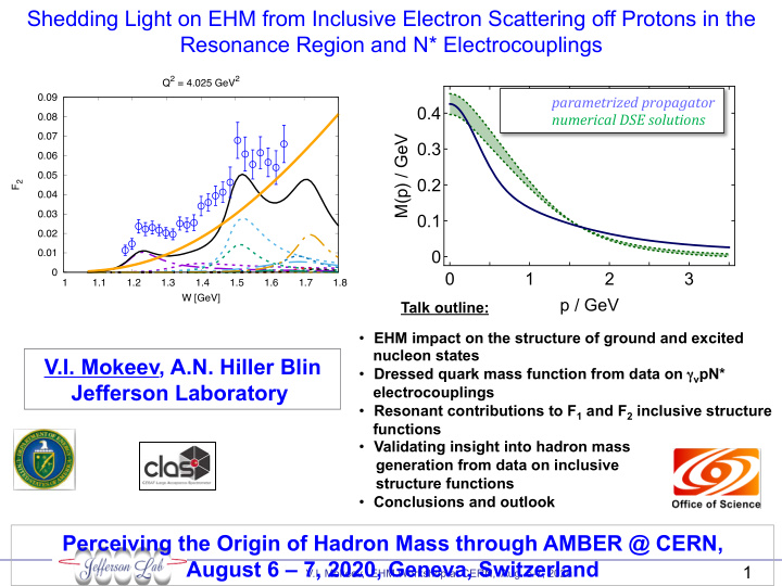shedding light on ehm from inclusive electron scattering
