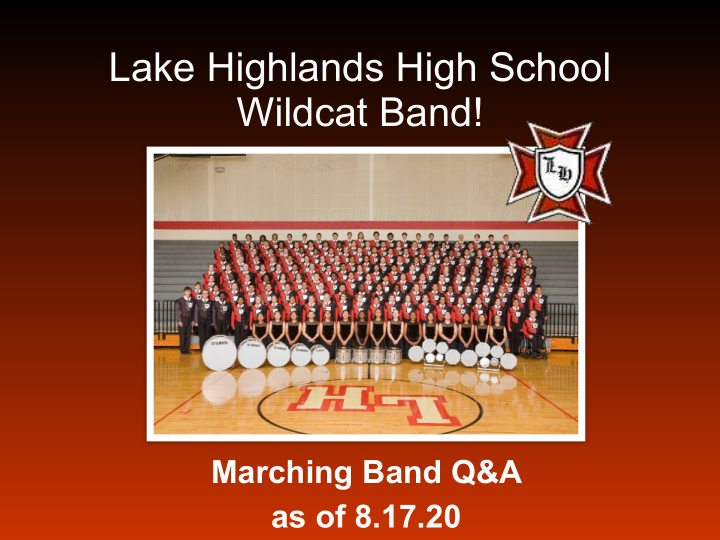 lake highlands high school wildcat band