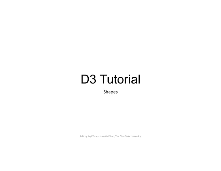 d3 tutorial