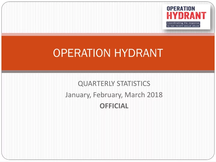operation hydrant