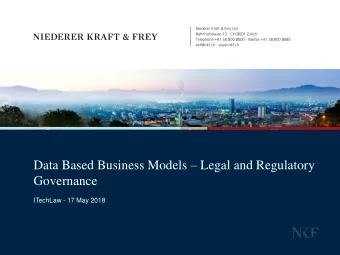 Governance  ITechLaw - 17 May 2018  Overview    Intro   Benoit Van Asbroeck  Is there a