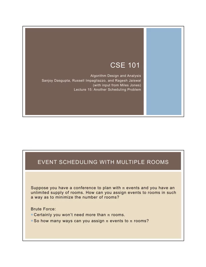 cse 101