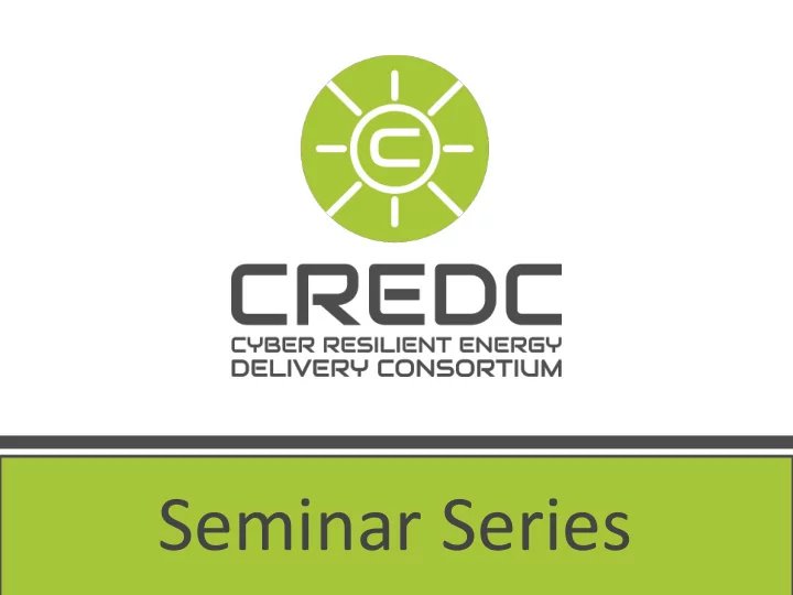seminar series it and ot information security