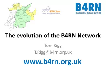 www.b4rn.org.uk  Lancaster  District = 576Km 2  Area  Population = 139,700 Pop Density = 243/Km 2