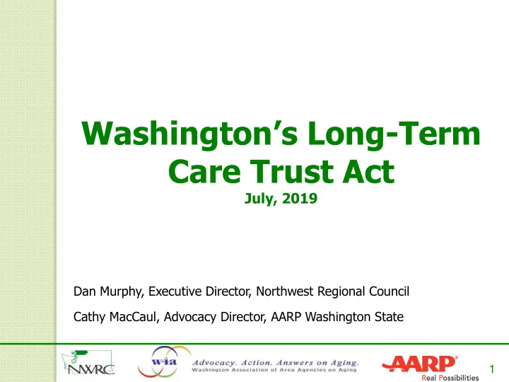 washington s long term