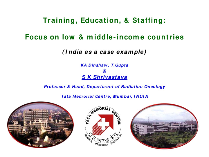 training education staffing focus on low m iddle incom e