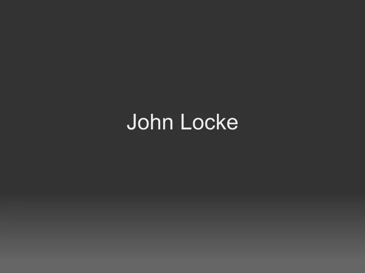 john locke john locke