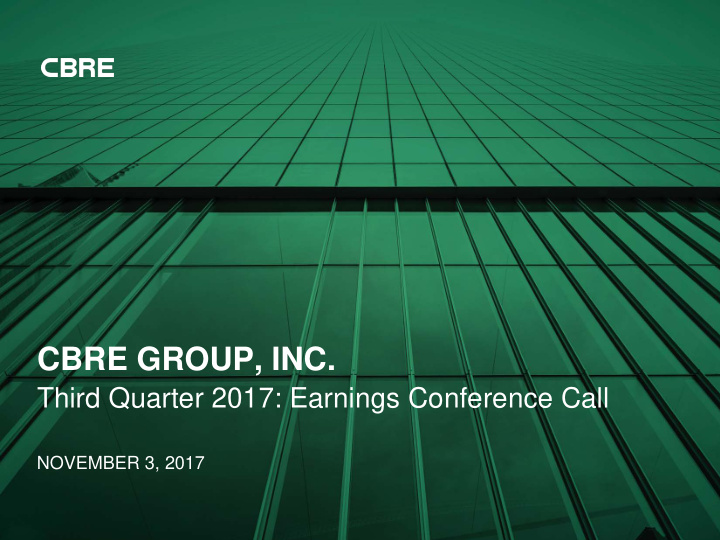 cbre group inc