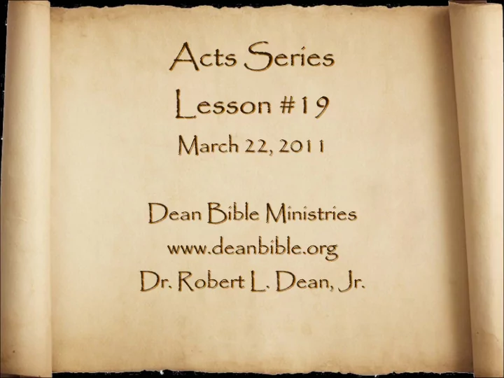 the acts of the apostles to the end of the earth acts 1 8