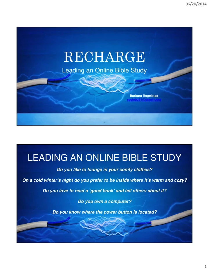 recharge