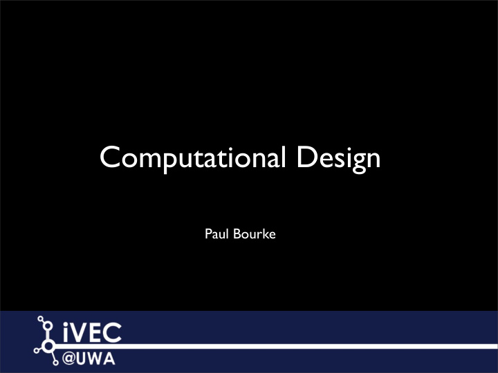 computational design
