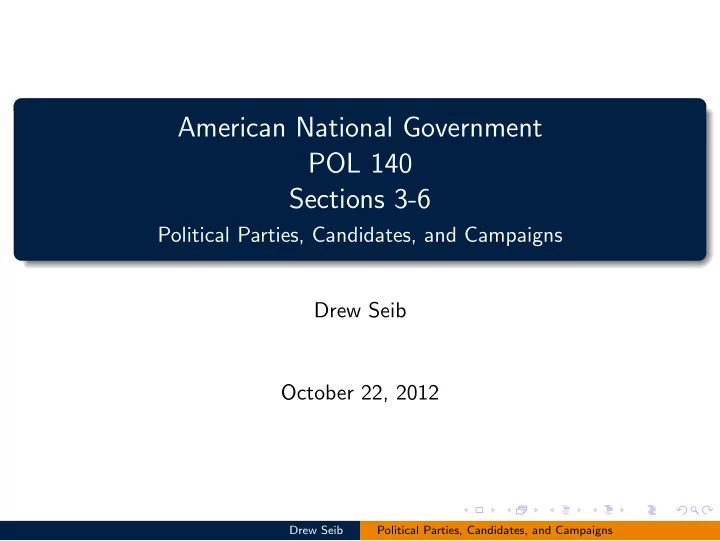 american national government pol 140 sections 3 6