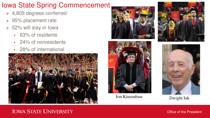 iowa state spring commencement