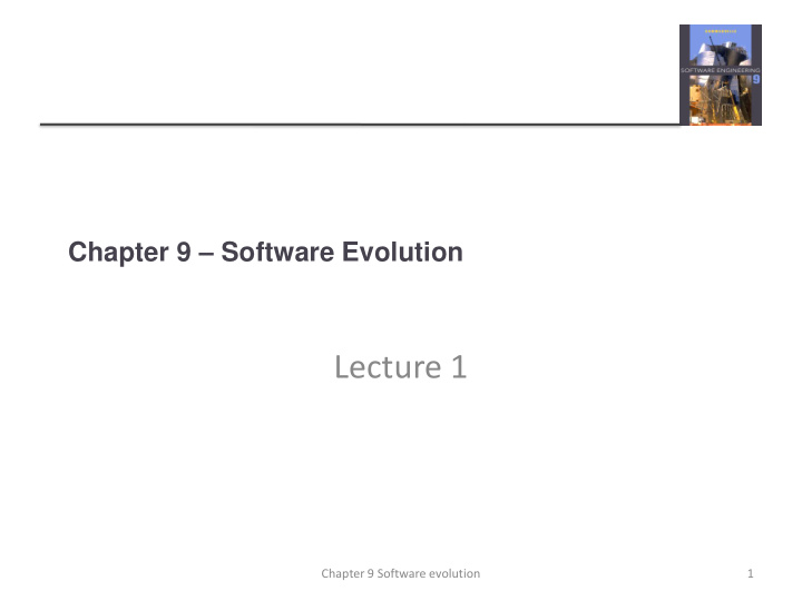 lecture 1