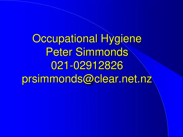 peter simmonds