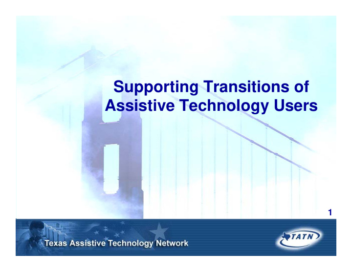 supporting transitions of supporting transitions of
