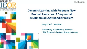Dynamic Learning with Frequent New  Product Launches: A Sequential  Multinomial Logit Bandit