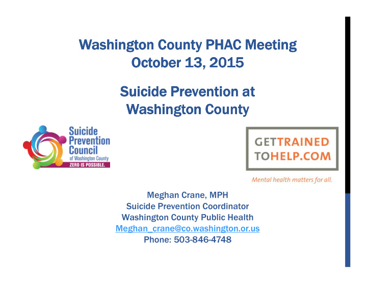 washington county phac meeting washington county phac