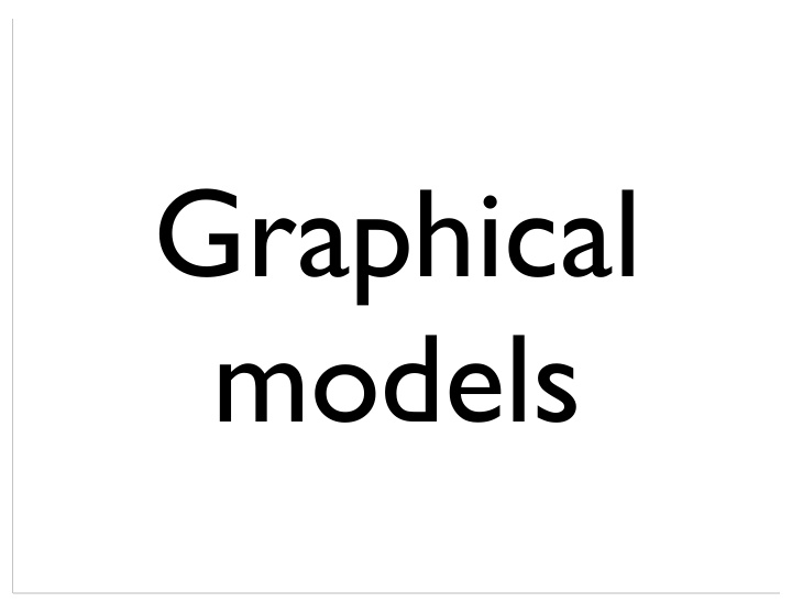 graphical models review