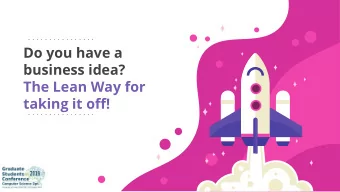 Do you have a  business idea?  The Lean Way for  taking it off!  hello!  I am Konstantinos Vassakis