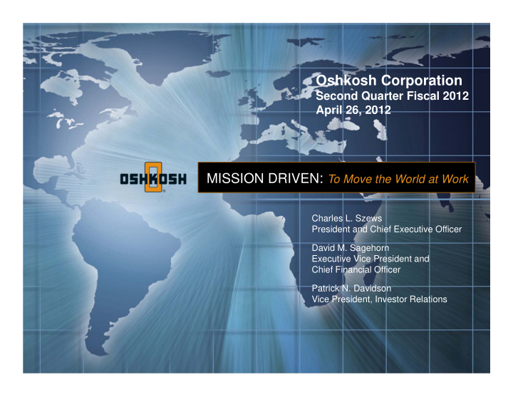 oshkosh corporation