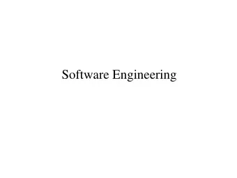 Software Engineering  Topics  Computer science v. software engineering  Definition of