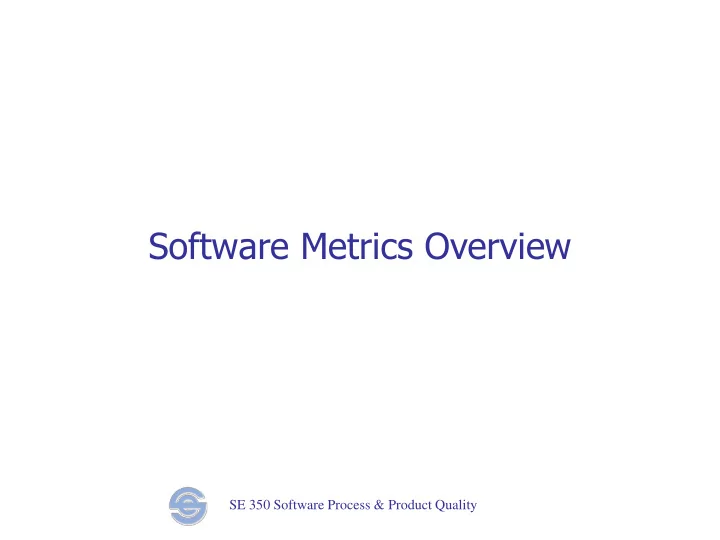 software metrics overview