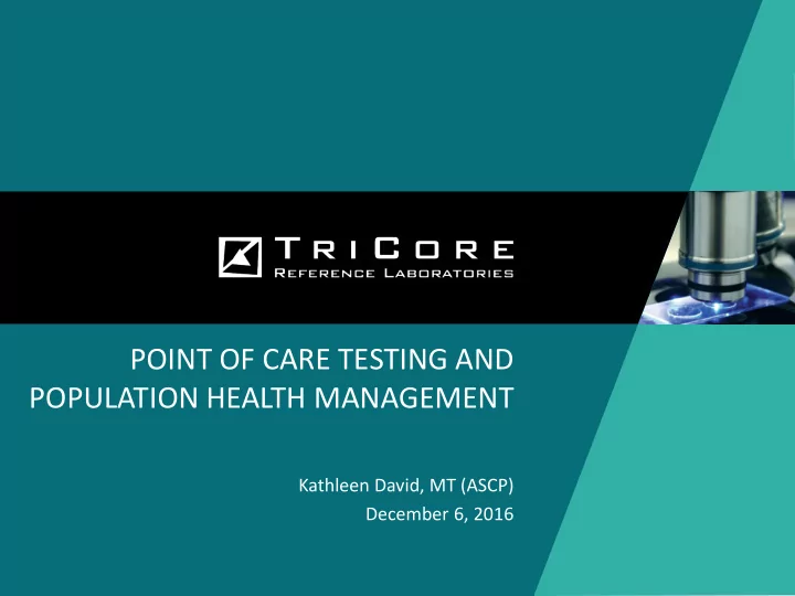 population health management