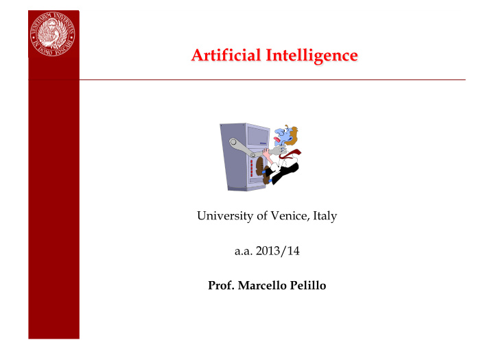 university of venice italy a a 2013 14 prof marcello