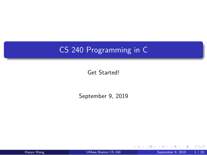 cs 240 programming in c