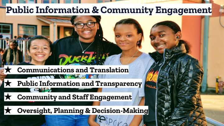 public information community engagement
