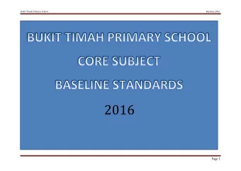 2016 Page 1  Bukit Timah Primary School