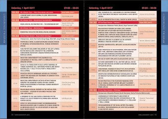 Saturday, 1 April 2017                                           07:00  08:30  Saturday, 1 April