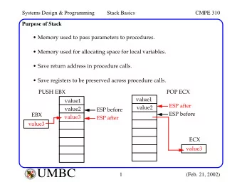 UMBC  A  B  M  A  L  T  F  O  U  M  B  C  I  M  Y  O  R  T  1  (Feb. 21, 2002)  I  E  S  R  C  E  O
