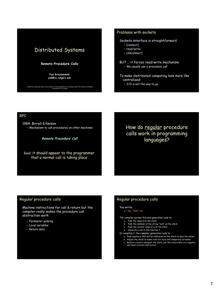 distributed systems