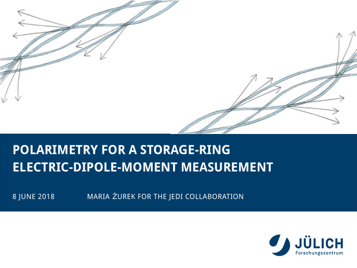polarimetry for a storage ring electric dipole moment