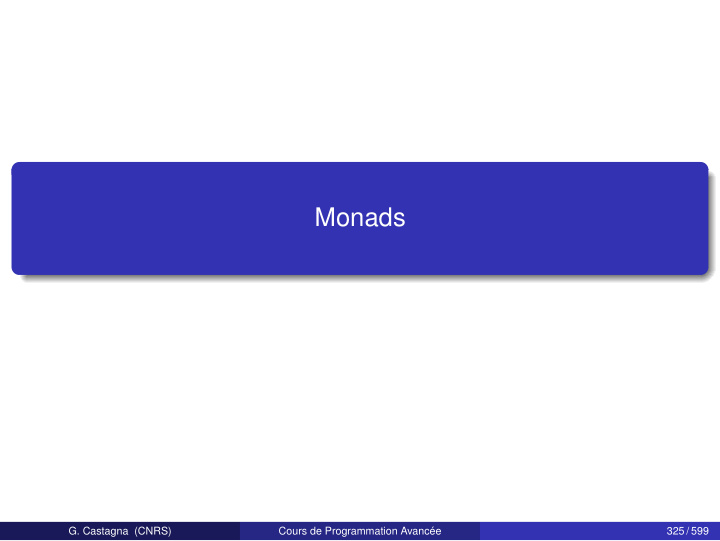 monads