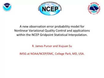 A new observation error probability model for  Nonlinear Variational Quality Control and